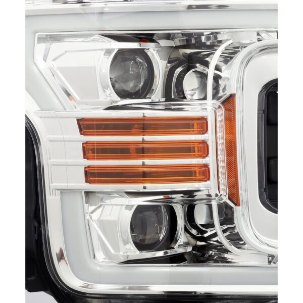 AlphaRex-Projector Headlights Plank Style Design Chrome