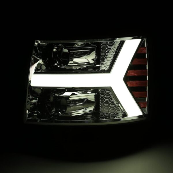 AlphaRex-Projector Headlights Plank Style Design Chrome