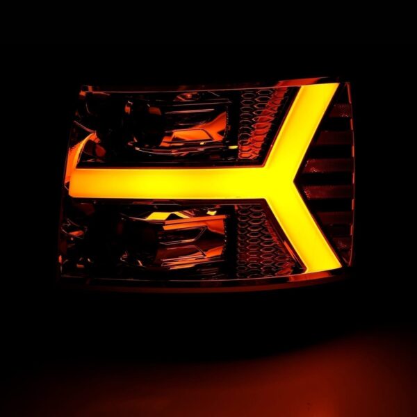 AlphaRex-Projector Headlights Plank Style Design Chrome
