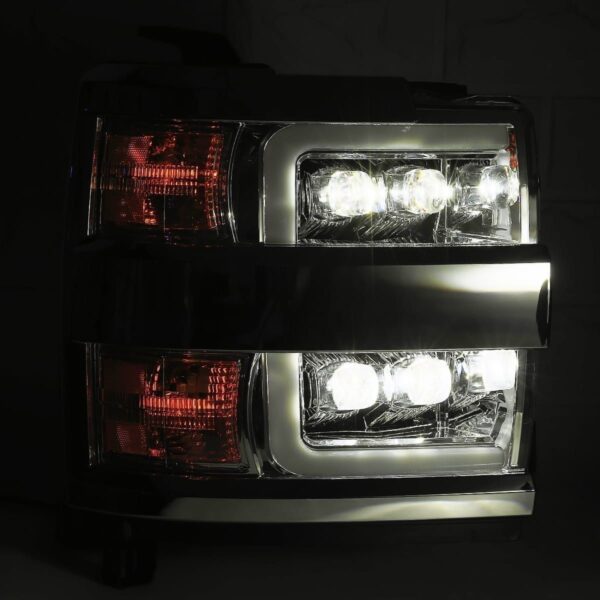 AlphaRex-LED Projector Headlights in Black