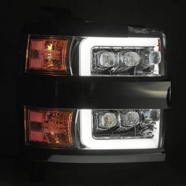 AlphaRex-LED Projector Headlights in Black