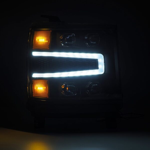 AlphaRex-LED Projector Headlights in Black