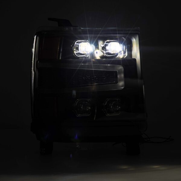 AlphaRex-LED Projector Headlights in Black