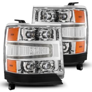 AlphaRex-LED Projector Headlights in Chrome