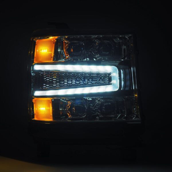 AlphaRex-LED Projector Headlights in Chrome