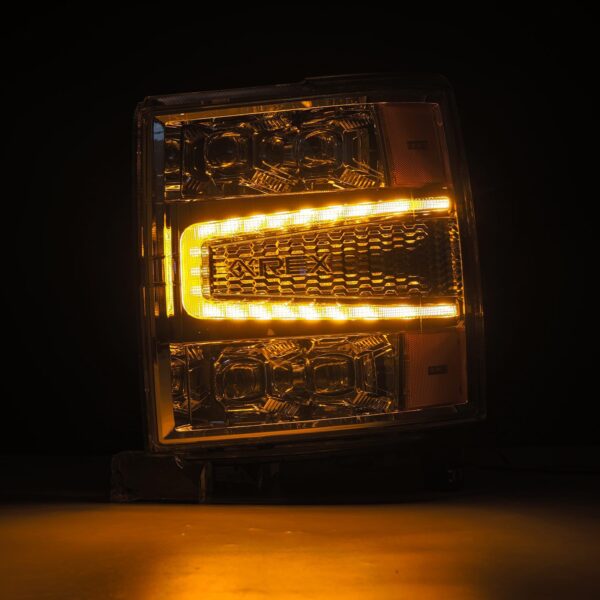 AlphaRex-LED Projector Headlights in Chrome