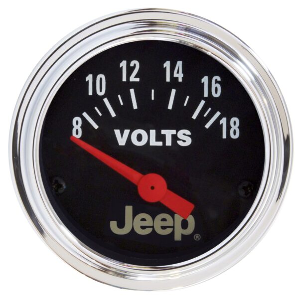 2-1/16 in. VOLTMETER, 8-18V, JEEP
