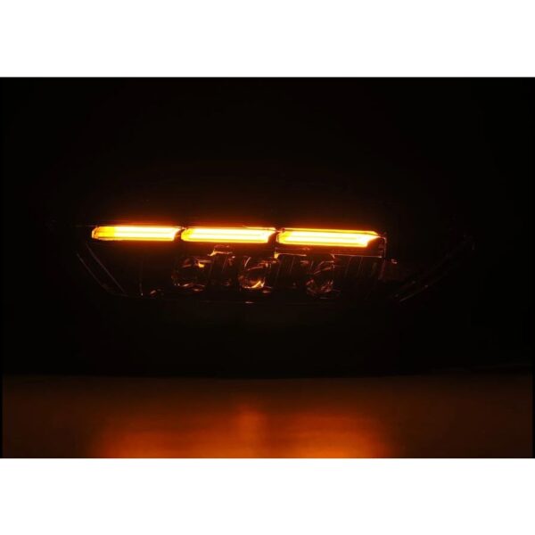 AlphaRex-15-17 Ford Mustang/18-20 Mustang Shelby LED Projector Headlights in Alpha Black