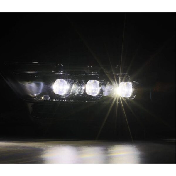AlphaRex-15-17 Ford Mustang/18-20 Mustang Shelby LED Projector Headlights in Alpha Black