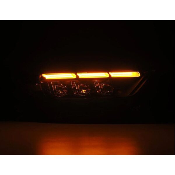 AlphaRex-15-17 Ford Mustang/18-20 Mustang Shelby LED Projector Headlights in Black