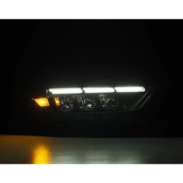 AlphaRex-15-17 Ford Mustang/18-20 Mustang Shelby LED Projector Headlights in Black