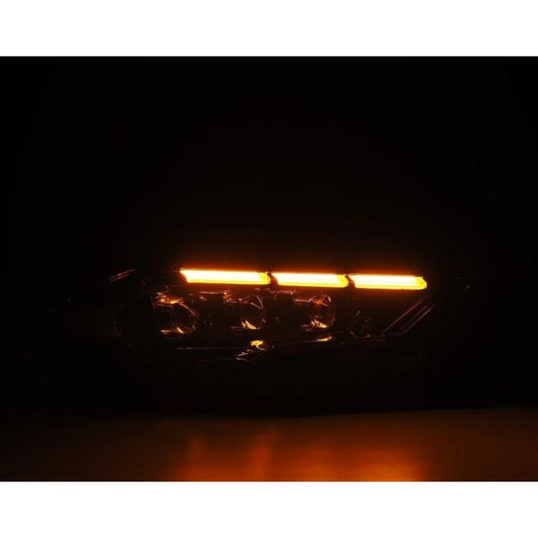 AlphaRex-18-23 Ford Mustang LED Projector Headlights in Alpha Black