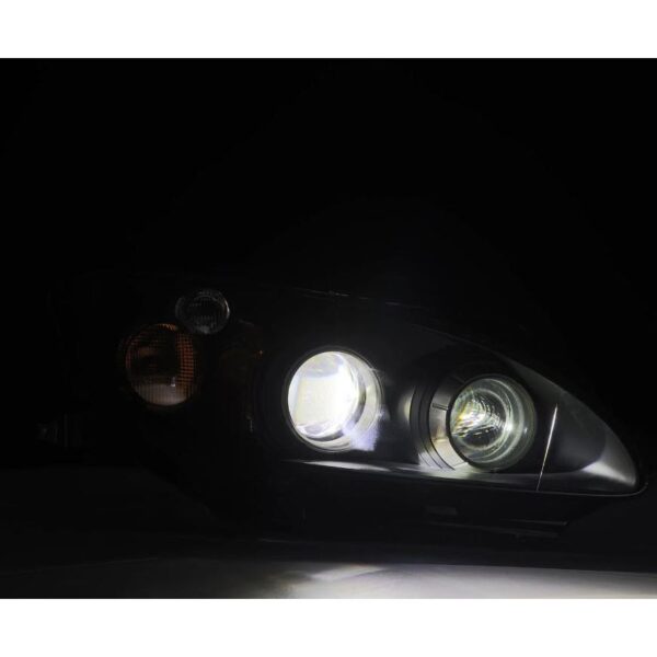 AlphaRex-99-09 Honda S2000 LED Projector Headlights in Black