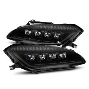 AlphaRex-99-09 Honda S2000 LED Projector Headlights in Alpha-Black