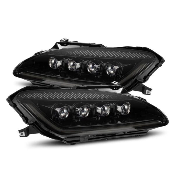 AlphaRex-99-09 Honda S2000 LED Projector Headlights in Alpha-Black