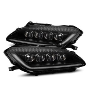 AlphaRex-99-09 Honda S2000 LED Projector Headlights in Black