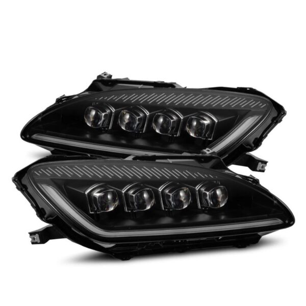 AlphaRex-99-09 Honda S2000 LED Projector Headlights in Black