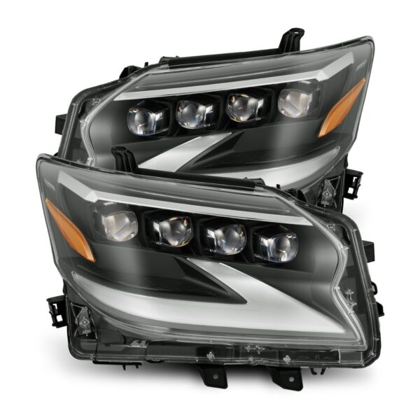 AlphaRex-LED Projector Headlights in Black