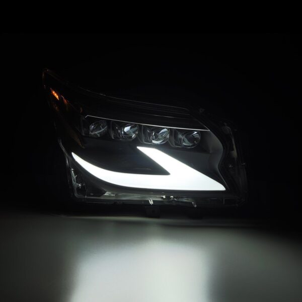 AlphaRex-LED Projector Headlights in Black