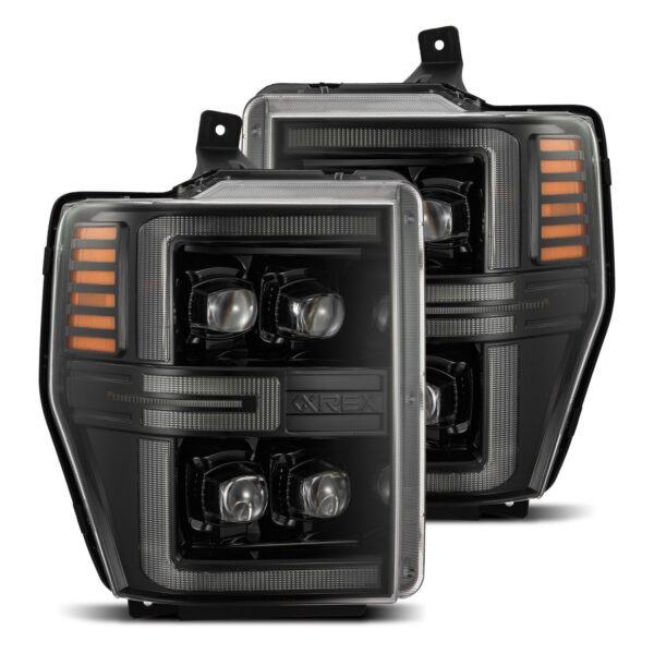AlphaRex-LED Projector Headlights in Alpha-Black