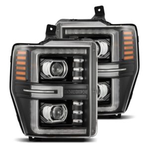 AlphaRex-LED Projector Headlights in Black