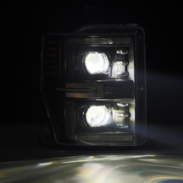 AlphaRex-LED Projector Headlights in Black