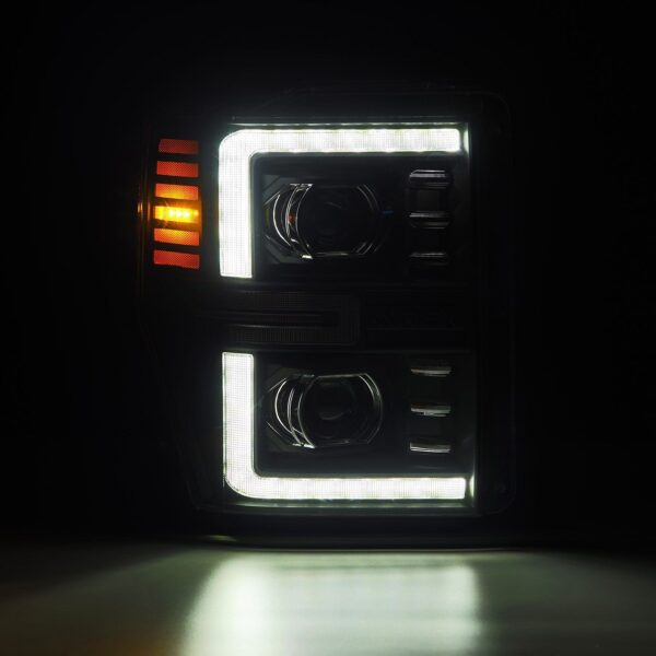 AlphaRex-LED Projector Headlights in Black
