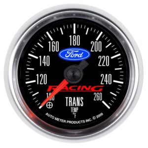 2-1/16 in. TRANSMISSION TEMPERATURE, 100-260 Fahrenheit, FORD RACING