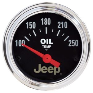 2-1/16 in. OIL TEMPERATURE, 100-250 Fahrenheit, JEEP