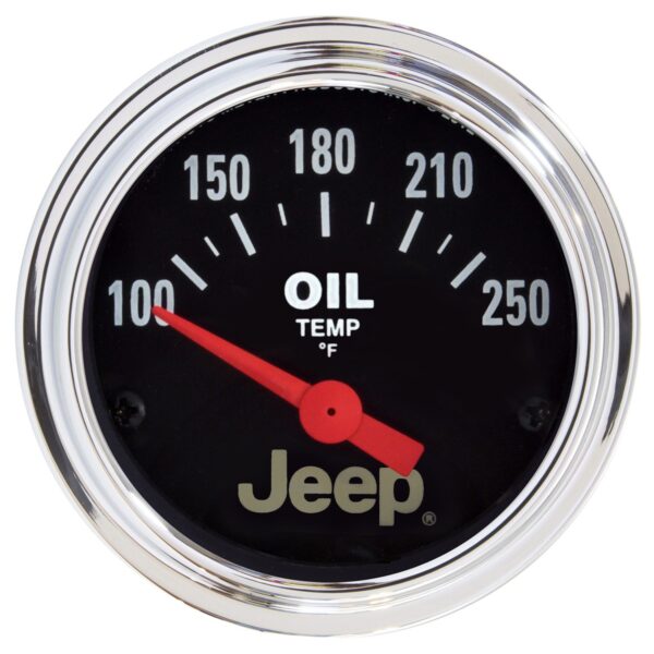 2-1/16 in. OIL TEMPERATURE, 100-250 Fahrenheit, JEEP