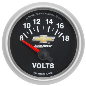 2-1/16 in. VOLTMETER, 18V, ELECTRIC, GM COPO CAMARO