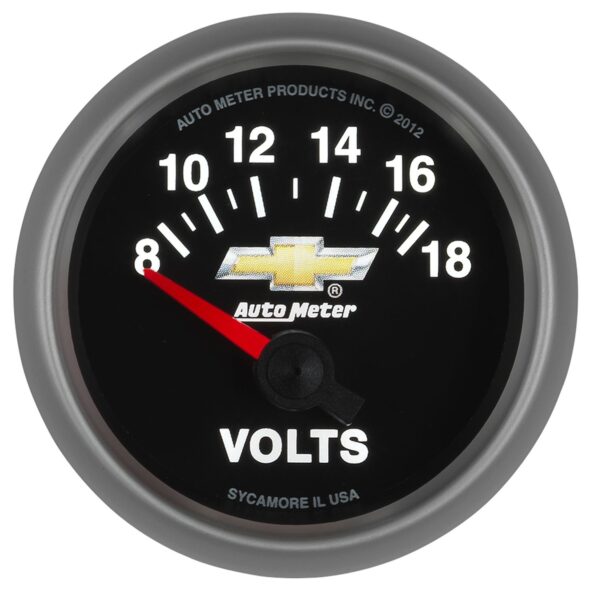 2-1/16 in. VOLTMETER, 18V, ELECTRIC, GM COPO CAMARO