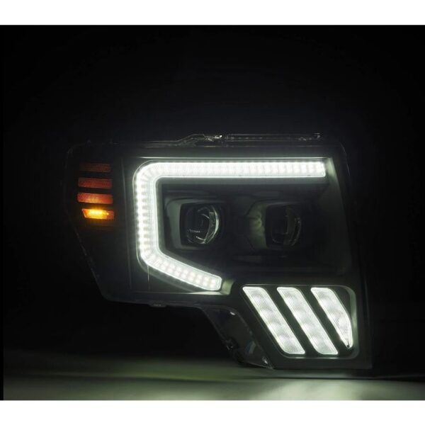 AlphaRex- 09-14 Ford F150 Headlights Black