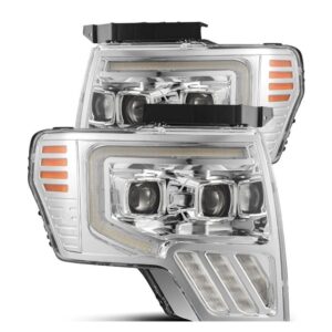 AlphaRex- 09-14 Ford F150 Headlights Chrome