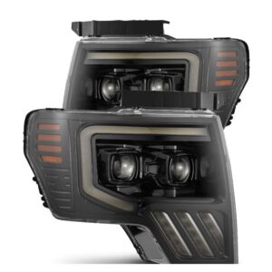 AlphaRex- 09-14 Ford F150 Headlights Alpha-Black