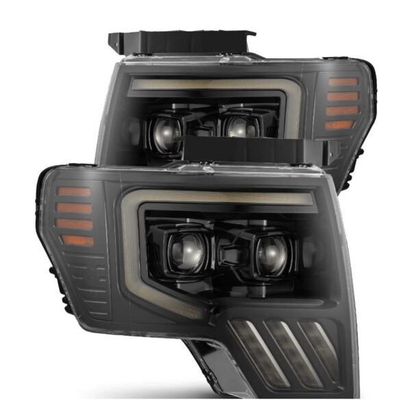 AlphaRex- 09-14 Ford F150 Headlights Alpha-Black