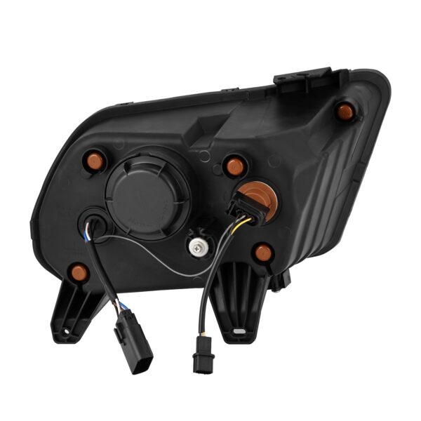 AlphaRex-13-14 Ford Mustang LED Projector Headlights in Alpha-Black