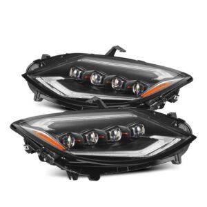AlphaRex-23-24 Nissan Z LED Projector Headlights in Black