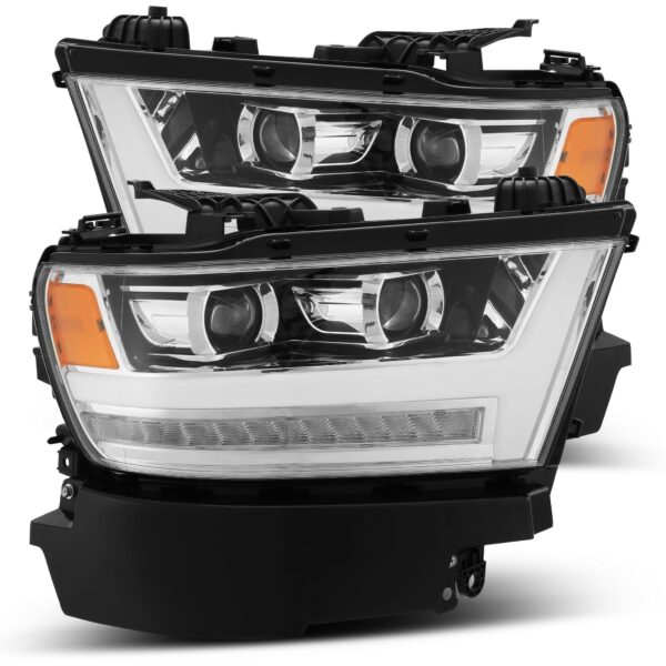 AlphaRex-Projector Headlights Plank Style Design Chrome
