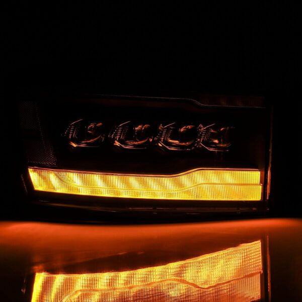 AlphaRex-LED Projector Headlights in Black