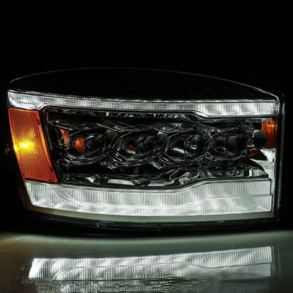 AlphaRex-LED Projector Headlights in Chrome