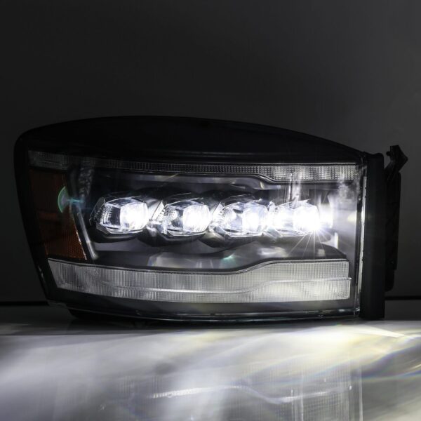 AlphaRex-LED Projector Headlights in Alpha-Black