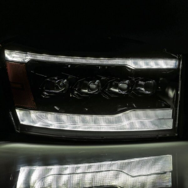 AlphaRex-LED Projector Headlights in Alpha-Black