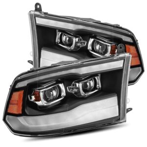 AlphaRex-LED Projector Headlights in Black