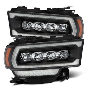 AlphaRex-LED Projector Headlights in Black