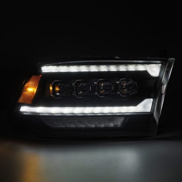 AlphaRex-LED Projector Headlights in Black