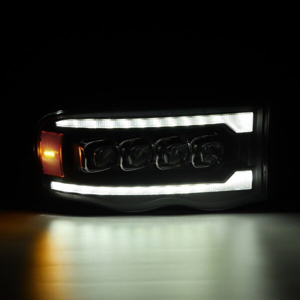 AlphaRex-LED Projector Headlights in Black