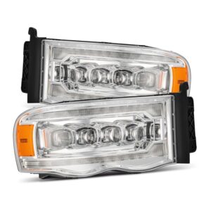 AlphaRex-LED Projector Headlights in Chrome