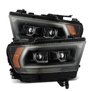AlphaRex- 19-24 Ram 1500 LED Headlights Alpha Black