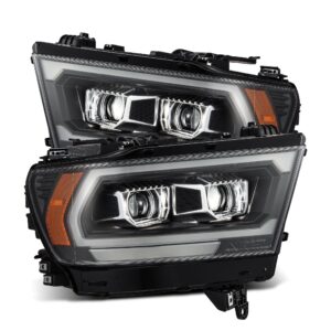 AlphaRex- 19-24 Ram 1500 LED Headlights Black